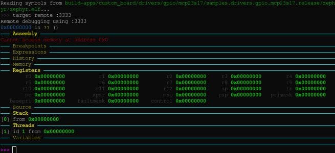 gdb target remote