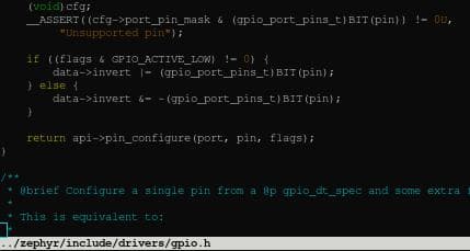 gpio configure